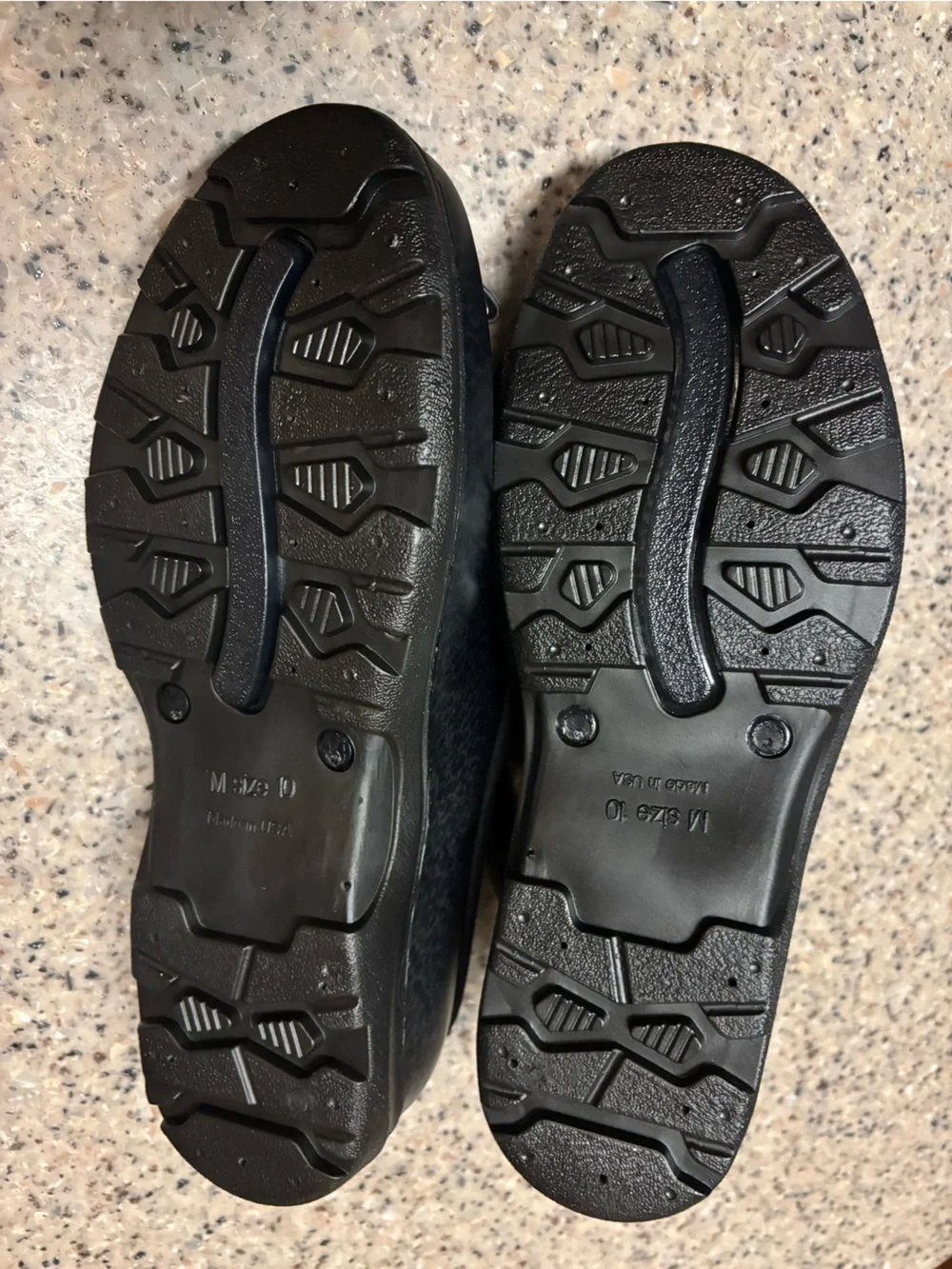 Sloggers Mens' Waterproof Comfort Slip-On Rain & Garden Shoes, Black, NWT, sz 10